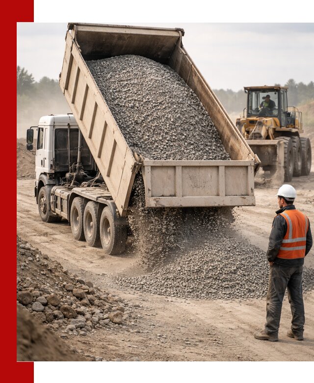 Доставка самосвалом 40 кубов цемента и сыпучих в Белебее