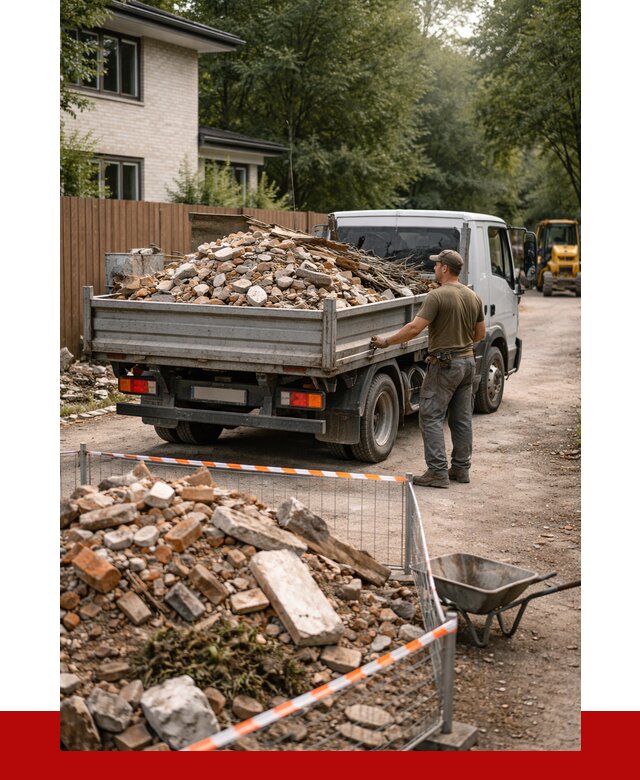 Вывоз строительного мусора с погрузкой в Белебее от 7651 р | ПРОНЕРУДБлб