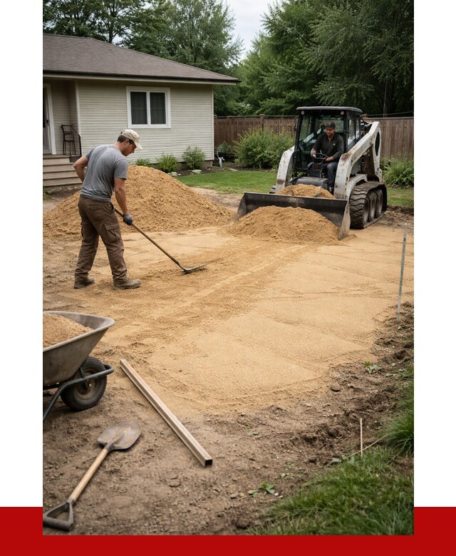 Отсыпка участка песком в Белебее, от 2550 р., ПРОНЕРУДБлб