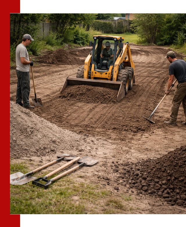 Планировка участка грунтом с вывозом и доставкой в Белебее