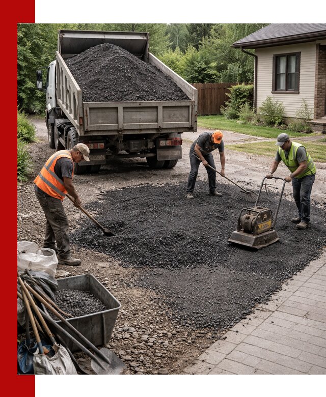 Асфальтовая крошка для двора с доставкой в Белебее